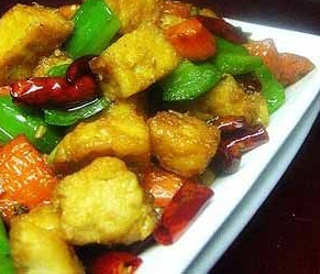 Tofu with Vegetables in Oyster Sauce Image