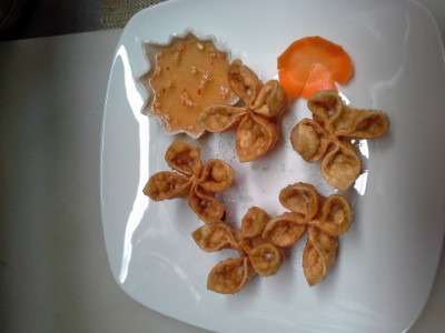 A6. Fried Puja aka Crab Rangoon (5) Image
