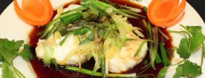 Steamed Sea Bass with Ginger Image