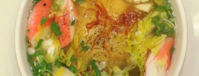 Egg Noodle Soup Image