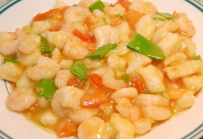 S21. Shrimp & Fish with Special Sauce 鮮溜双丁 Image