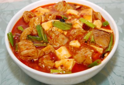 P5. Stir Fried Pork Intestines with Soft Tofu 豆花肥腸 Image