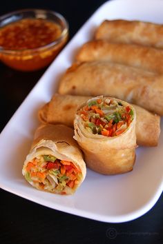 A8 Thai Roll -Vegetable -fried Image