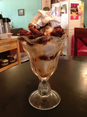 SALTED CARAMEL BROWNIE Image