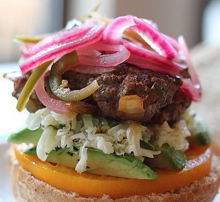 fajita burger Image