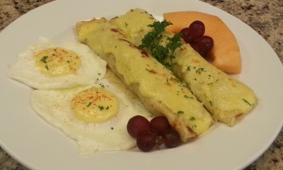 Ham Asparagus Crepe Image