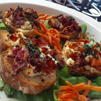 Bruschetta (Goat Cheese & Bacon) Image