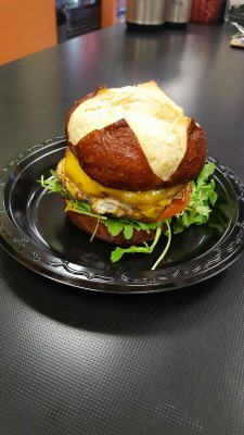 TRENTON MAKES BREAKFAST BURGER Image