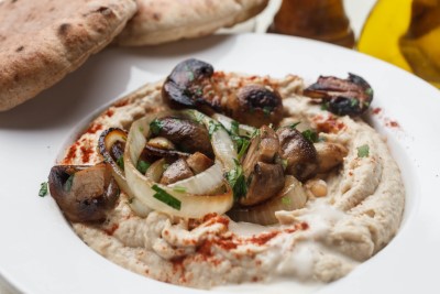 Hummus Mushroom Image