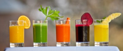 Fresh Vegetables & Fruit Juice Image
