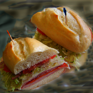 1) Ham & Provolone Image
