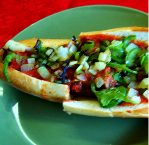 10) Sausage, Peppers, & Onions Image
