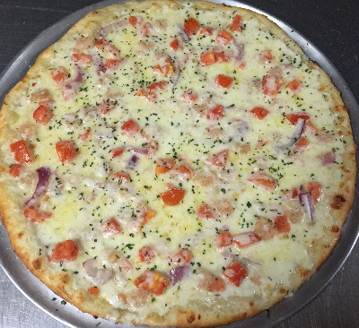 Shrimp Scampi Pizza Image