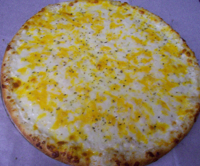 Margherita Pizza (No Red Sauce) Image