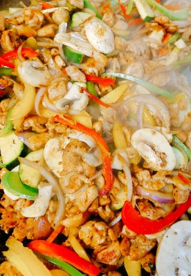 Grilled Chicken And Veggies (Serves 10) Image