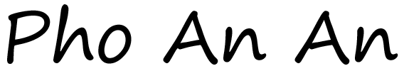 Pho An An logo