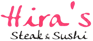 Hira's Steak and Sushi logo