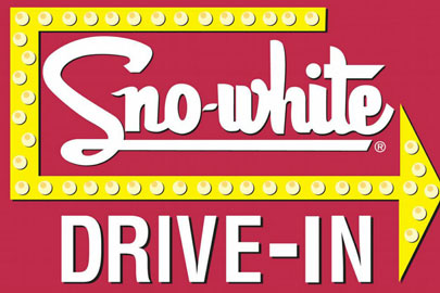 SNO-WHITE DRIVE IN logo