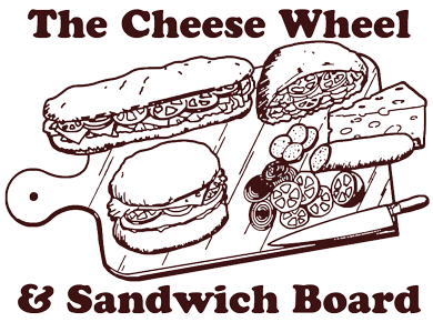 The Cheese Wheel & Sandwich Board logo