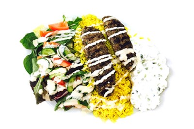 #1. Ground Beef Shish Kabob Platter Image