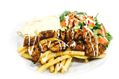 #3. Chicken Shish Kabob Platter Image