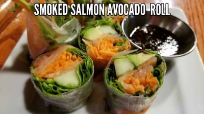 Smoked Salmon Avocado Roll Appetizers Image