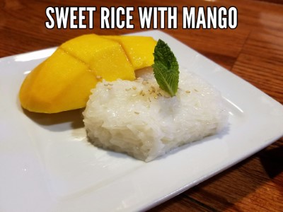 Sweet Rice with Mango Image