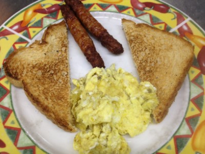 Sausage Egg & Toast Image