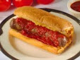 Italian Sausage with Marinara Sandwich Image