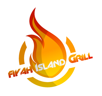 FIYAH ISLAND GRILL logo