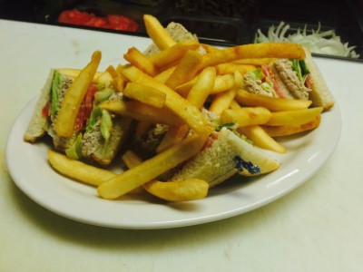 Tuna Club Sandwich Image
