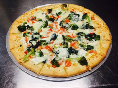 Veggie White Pizza Image
