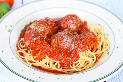 Spaghetti & Meatballs or Sausage Image
