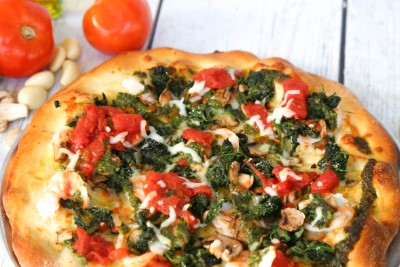 Shrimp & Pesto Pizza Image