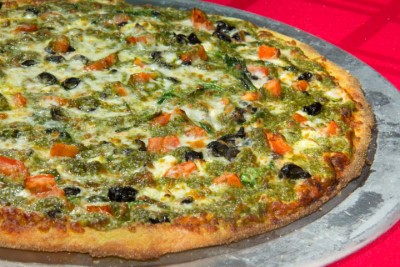 Pesto Supreme Pizza Image