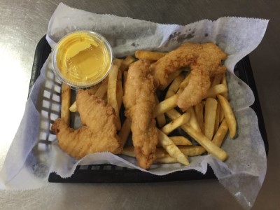 Chicken Tenders (5 pieces) with French Fries Image