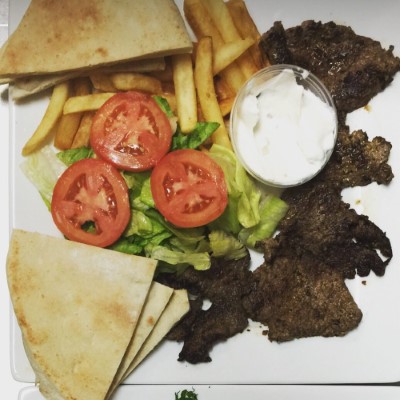 Souvalki Steak Platter Image