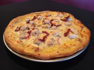 Chicken Alfredo Pizza-12" Image