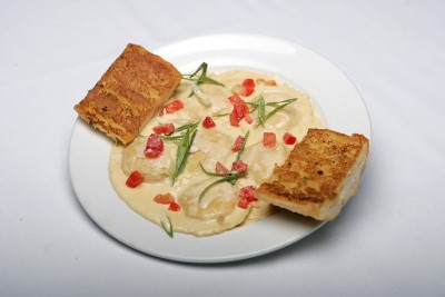 Lobster Ravioli Topped With Rich Lobster Sherry Cream Sauce Image