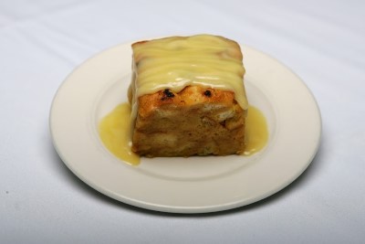 New Orleans Style Bread Pudding with Homemade Bourbon Sauce Image
