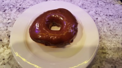 Chocolate Covered Glazed Donut Image
