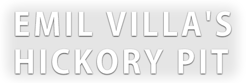 EMIL VILLA'S HICKORY PIT logo