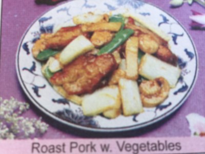 74. Roast Pork with Mixed Vegetables Image