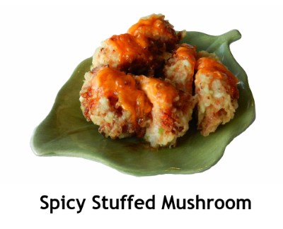 Spicy Stuffed Mushrooms (3) Image