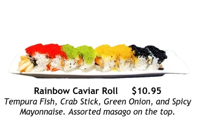 Rainbow Caviar Roll Image