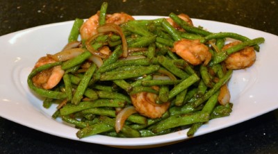 Shrimp with Green Beans Image