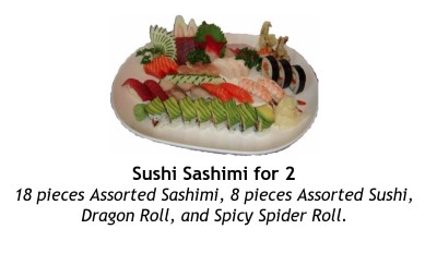 Sushi Sashimi for 2 Image