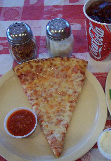 Slice of Cheese Pizza & Small Soda Image
