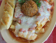Small Baked Ziti with Meatball Image