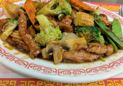 90. Pork with Mixed Veggies Image